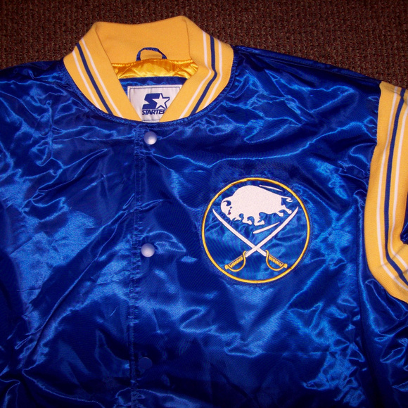 BUFFALO SABRES Starter NHL Jacket Big Man's 5X 6X - Picture 1 of 8